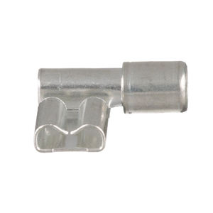 12-10 AWG Pan-Term Female Disconnect Right Angle Metal Sleeve DR10-250-L (Pack of 50)