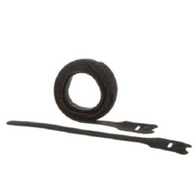 Hook And Loop Cable Tie Black HLT2I-X0 (Pack of 10)