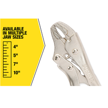 5" Curved Locking Pliers with Cutter CLP5W (Pack of 12)