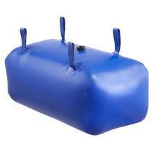 30 Gallon Collapsible Water Storage Bladder Leakproof 1000D PVC Water Tank for Camping RV & Emergency Use (Blue)