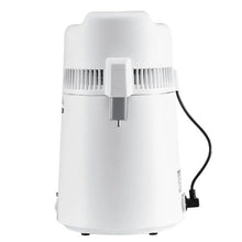 6L Water Distiller 1.6 Gallon Pure Water Purifier for Home, 900W Plastic Distilled Maker with Stainless Steel Interior - (White)