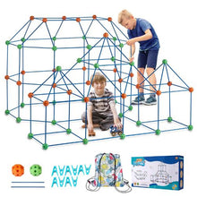 180 PCS Kids Fort Building Kit, STEM Construction Castle Toy Set