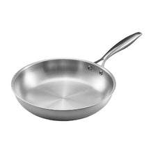 (240, 280, 320 mm)  Stainless Steel Frying Pan Cooking Skillet with Heat-Resistant Handle for Kitchen (3 Piece)