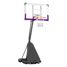 10 ft Adjustable Basketball Stand with 48" Backboard for Kids Adults in Schools Parks
