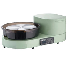 Pottery Wheel 11" Aluminum Turntable 450W Electric Wheel Foot Pedal 30-300 RPM(Green)