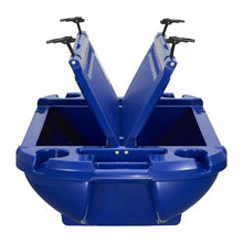 40 QT Floating Cooler with Dry Storage & Tow Rope Floating Ice Chest Deep Blue