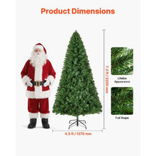Artificial Xmas Christmas Trees Sturdy Metal Base For Home Party Office Decoration (7.5FT)