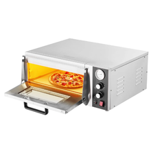 Commercial Electric Pizza Oven 18" Countertop 752°F 1740W Temp & Time Control