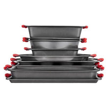 Carbon Steel Cookware Sheets Baking Pans Set Oven Bakeware Cooking Sets for Baking (10-Piece)