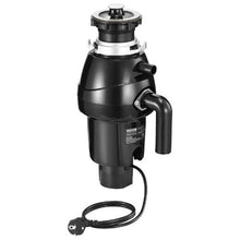 3/4HP 3250RPM Continuous Feed Garbage Disposal with EZ Connect Sound Reduction Power Cord & Splash Guard
