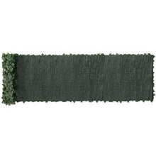 39 x 198 Inch Dark Green Ivy Fence Screen with Mesh Backing – Outdoor Artificial Green Wall Dark Green Backcloth JNF009
