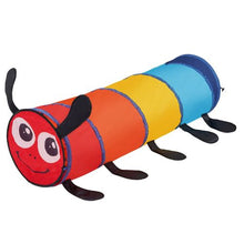 Colorful Caterpillar Play Tunnel for Kids, Pop-Up & Collapsible