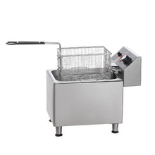 Commercial Deep Fryer 1750W Electric Countertop Fryer 12Qt/11.5L Stainless Steel with Basket & Temp Control