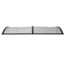 38 x 78 in Door Awning Canopy Polycarbonate Front Door Cover Rain & UV Protection (Clear)