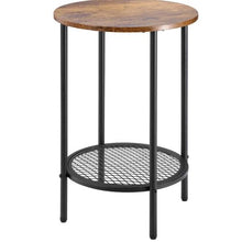 31.5-Inch Round Coffee Table Set Coffee Table with 2 End Tables Metal Legs (3-Piece)