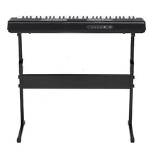 61-Key Keyboard Piano with Lighted Keys Stand USB MIDI for Beginners