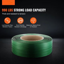 0.63" x 0.03" x 4000' Polyester Banding Heavy-Duty PET Strapping Roll for Packaging & Pallets