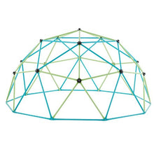 10FT Geometric Dome Climber with Saucer Swing 1000LBS Capacity Easy Assembly Outdoor Playground for Kids 3-10 Years Old