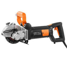 Wall Chaser 4800W 6800 RPM Concrete Groove Cutter 5 Blades Adjustable Handle