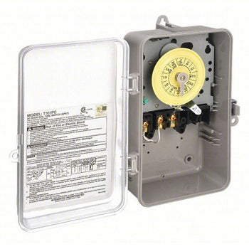 120V AC 40Amp Polycarbonate Electromechanical Timer T101PCD82