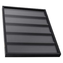 35 Card Display Case 24.3 x 30.5 in Lockable Wall Cabinet with UV Protection PC Panel