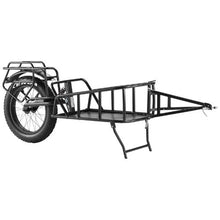 Heavy-Duty Bike Cargo Trailer – 70 lb Capacity Compact Cart with 20" Wheels & Universal Hitch