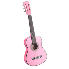 30 Inch Classical Guitar Starter Kit, Pink Basswood Guitar with Gig Bag & Accessories