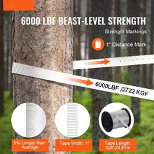 1" x 528' Flat Rope Polyester Printed Webbing Cable Pulling Tape