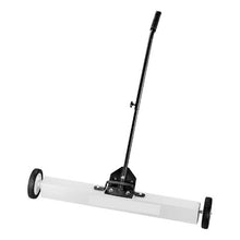 36-Inch Magnetic Sweeper with Wheels and Adjustable Handle for Workshop Garage Yard
