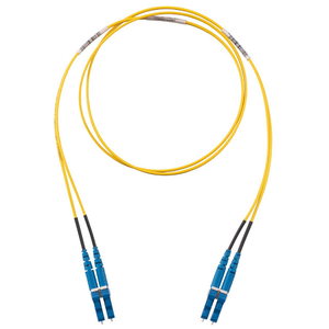 6 Meter 2 Fiber Opti-Core Optic Patch Cord Pigtail OS1/OS2 LC Duplex Connector F92ERLNLNSNM006