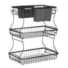3 Layers Fruit Basket Bow  Stand Holder for Kitchen SYB-220