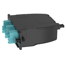 12 Fiber OptiCom MPO Cassette LC Duplex Adapter OM4 FC2ZN-12-10AS