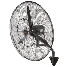 30″ Wall-Mount Misting Fan | 9500 CFM High-Velocity Waterproof Oscillating (Black)