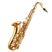 B Flat Tenor Saxophone 23-Key Brass Beginner Kit with Carrying Case (Gold)
