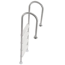 4-Step Stainless Steel Pool Ladder for 54 in Inground Pools Double Handrails Non-Slip Steps 265 lb Capacity