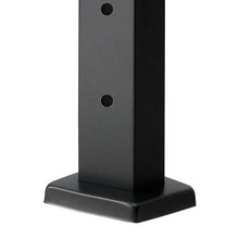 42" Black Deck Railing Post Stainless Steel Horizontal Holes