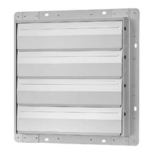 16-Inch Shutter Exhaust Fan 2438 CFM Steel AC Motor with Automatic Louvers