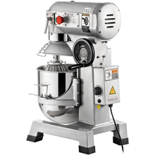 Commercial Food Mixer 20 Qt 750W 3-Speed Dough Hook & Whisk