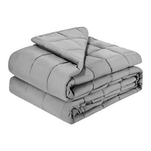 Weighted Blanket 25 LBS 88 x 104" King Size Cooling Glass Bead Blanket All-Season(Grey)