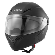 Modular Motorcycle Helmet with Large Clear Visor, DOT Approved (Matte Black( Extra Large )