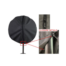 24 Inch Fan Cover Water Resistant Black