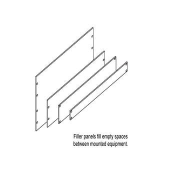 2 RMU Filler Panels Glacier White 30025-E02