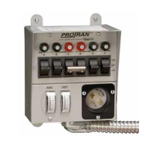 30A 6 Circuit Indoor Generator Transfer Switch 30216 A