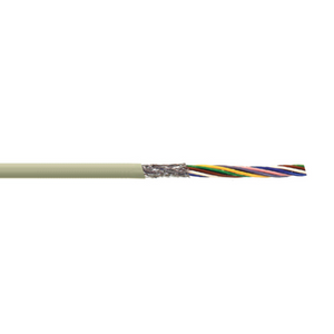 22 AWG 3C 7 Stranded Bare Copper TC Braid PVC 80C 250V Light-To-Moderate Flex Robotic Cable