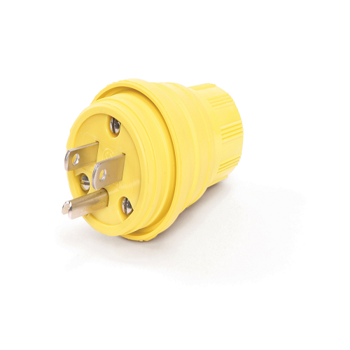 15A Yellow Type Water Tight Nema 125V Elastogrip Plug Hubbell 59920000 (Pack Of 10)
