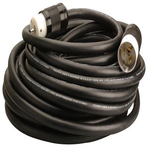 Temporary Power Cable 50"Ft 50A Extension Cord 6/3-8/1 SEOW California Style With Hubbell Ends 19380008