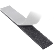 3/4"W Fastener Tie Loop With Adhesive Velcro Brand Black 190940