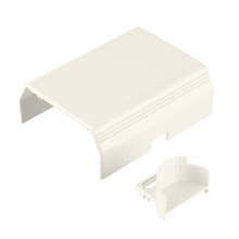 PVC Low Voltage Surface Raceway Transition Fitting Cover White T70TRCWH (Pack of 10)