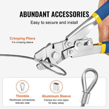 1/16 Inch 7x7 Strand T304 Stainless Steel Braided Aircraft Cable 66FT With Accessories