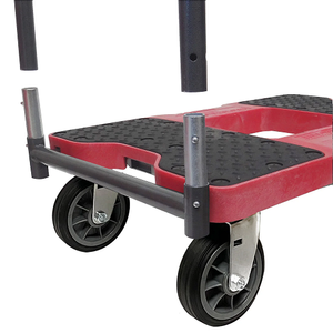 Snap-Loc All Terrain E-Track Push Cart Red Dolly SL1500P6R